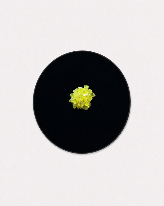 Lemon Yellow Crystal Flower
