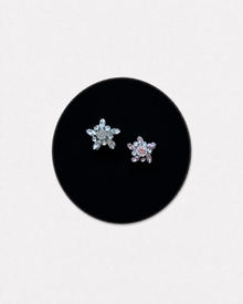 Pink Double Crystal Flower