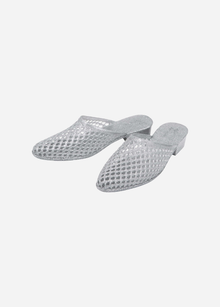 Heavenly Jelly Allure Mule Glitter Silver