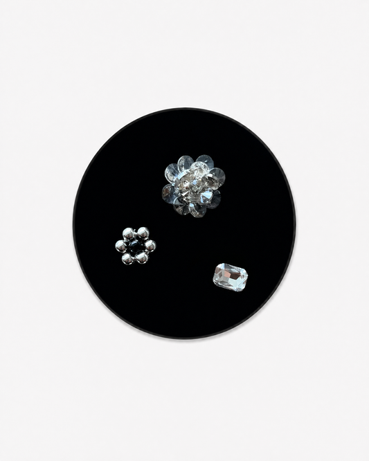 Silver Faceted