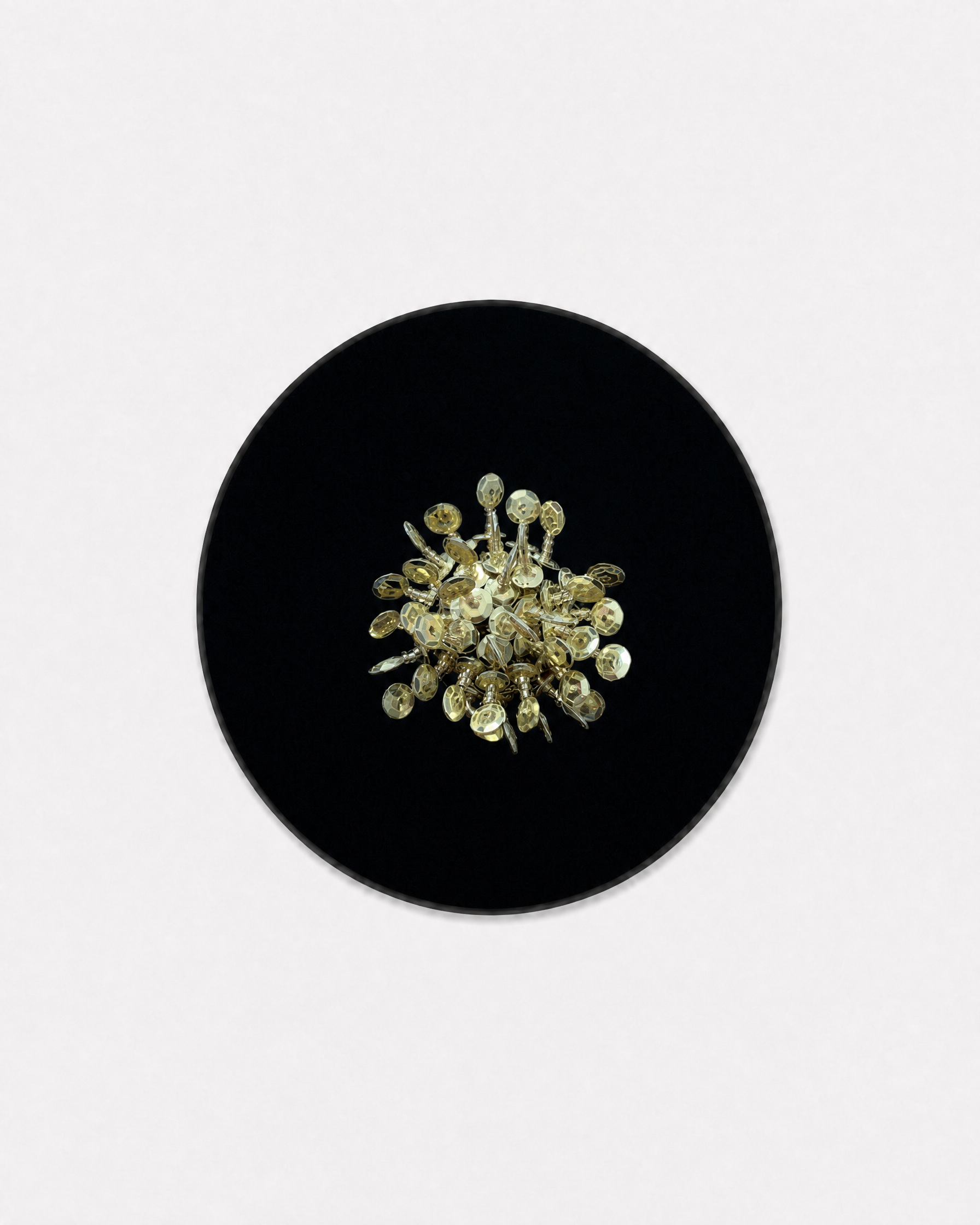 Gold Sequin Flower