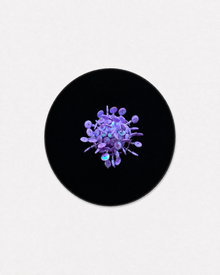 Purple Sequin Flower