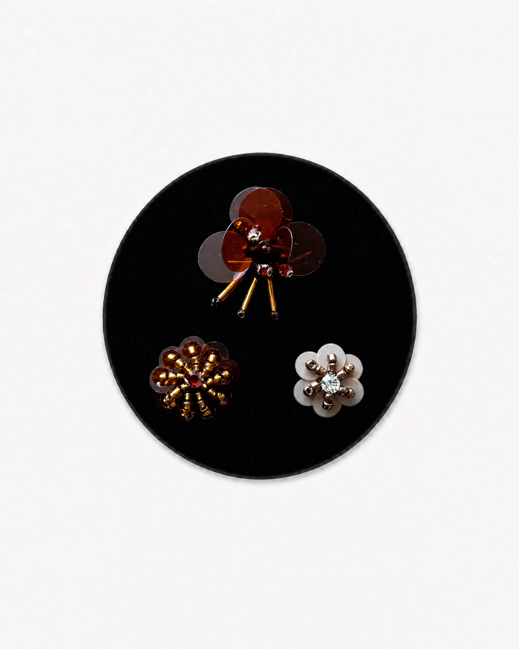 Coffee Brown Sequin