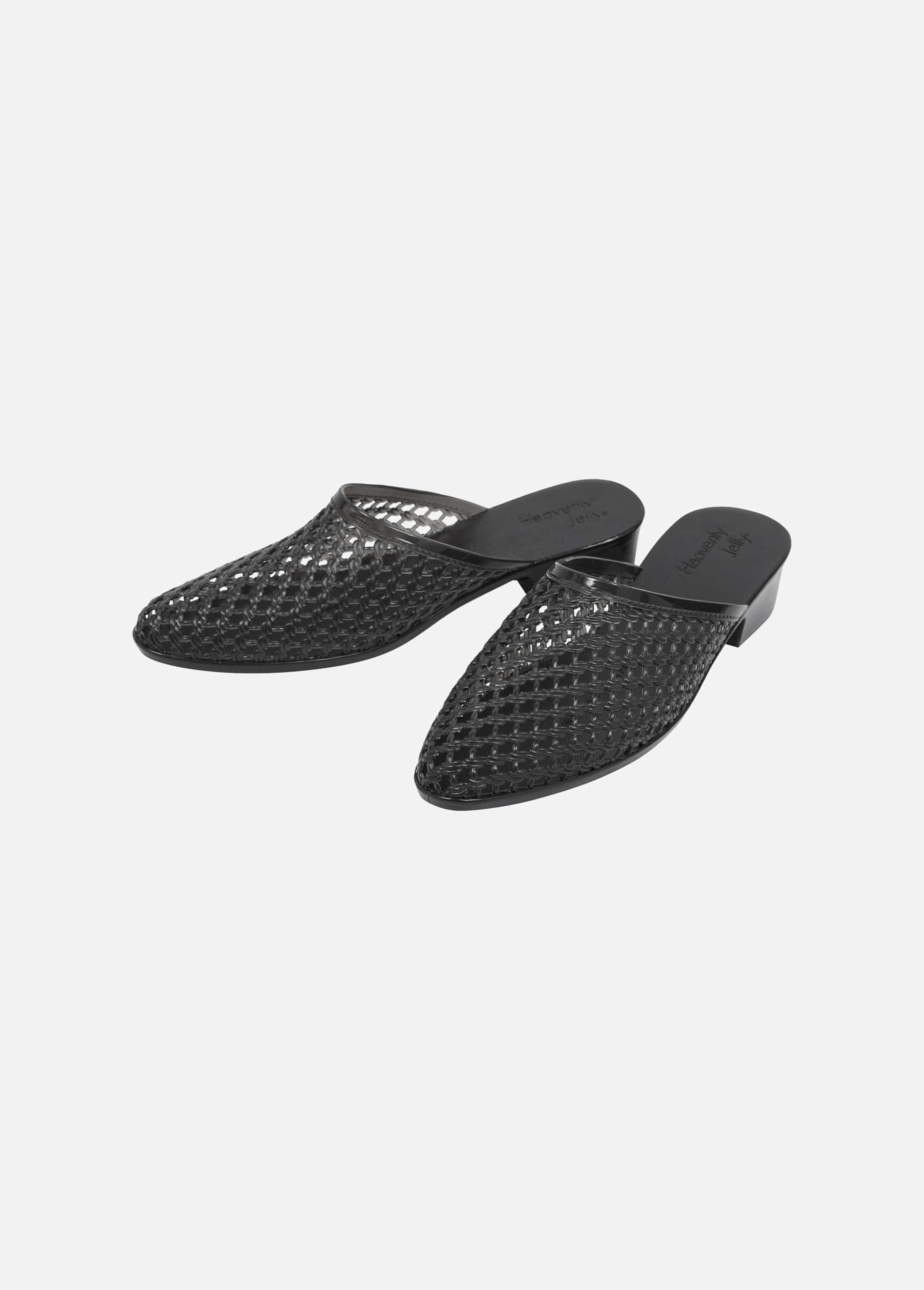 Heavenly Jelly Allure Mule Clear Black